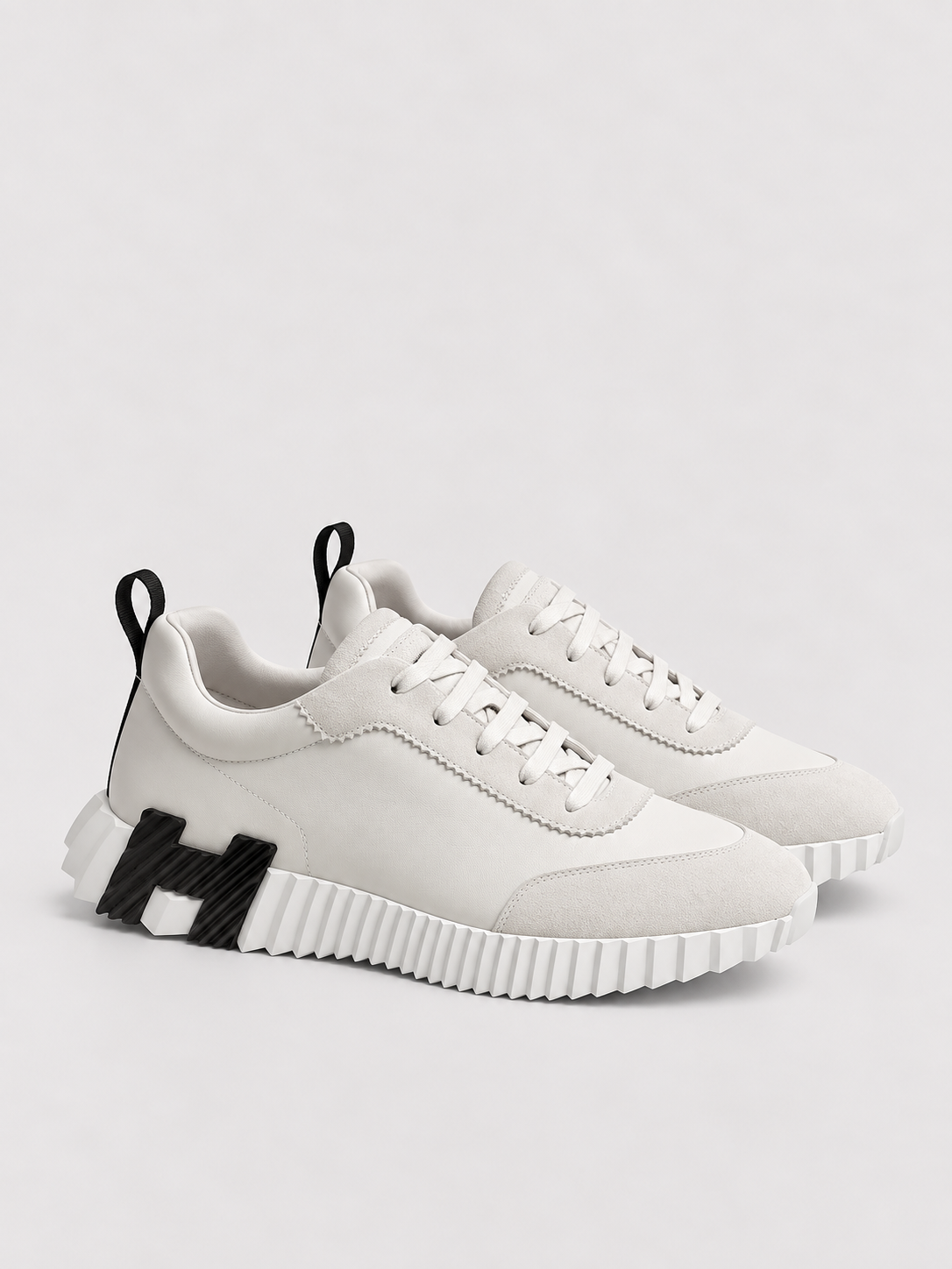 HERMES BOUNCING BLANC ET NOIR